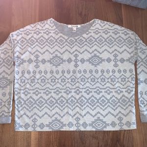 Aztec Print Sweater